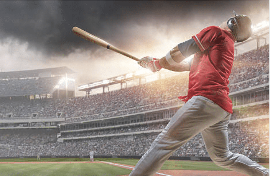 Premium AI Image  Swing for the Fences A Baseball Player Ready to Knock it Out  of the Park with GenerativeAI